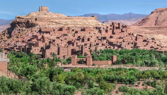 Alt Benhaddou ist eine Wüstenstadt und eine bekannte Filmkulisse. Hier wurden u.a. die Filme  "Gladiator", "Lawrence von Arabien" und "Game of Thrones"  gedreht.